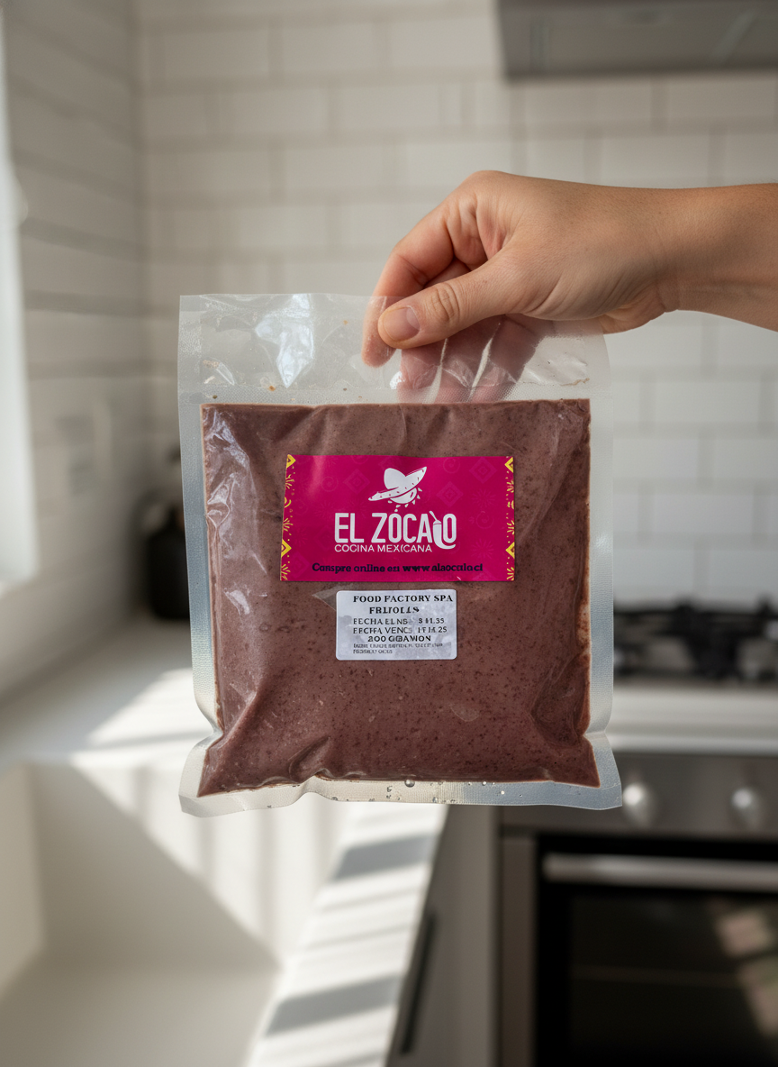 Frijoles Refritos (pasta Porotos) 500 Gr El Zocalo