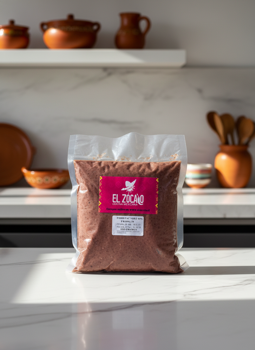 Frijoles Refritos (pasta Porotos) 500 Gr El Zocalo