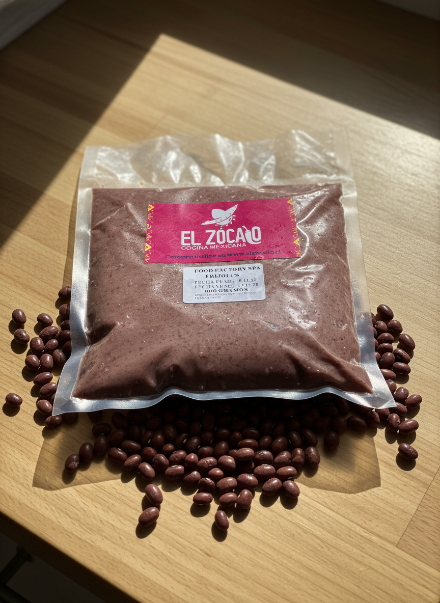 Frijoles Refritos (pasta Porotos) 500 Gr El Zocalo