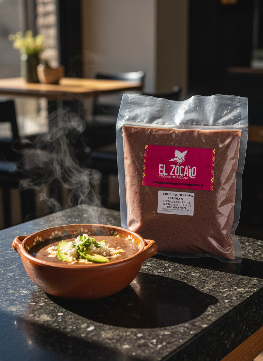 Frijoles Refritos (pasta Porotos) 500 Gr El Zocalo