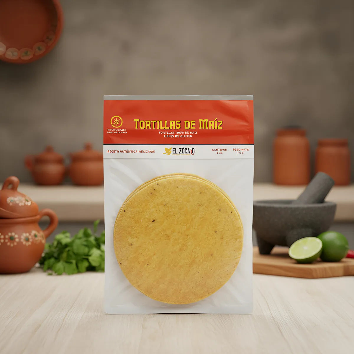 Tortillas De Maíz Nixtamalizada Sin Gluten El Zocalo