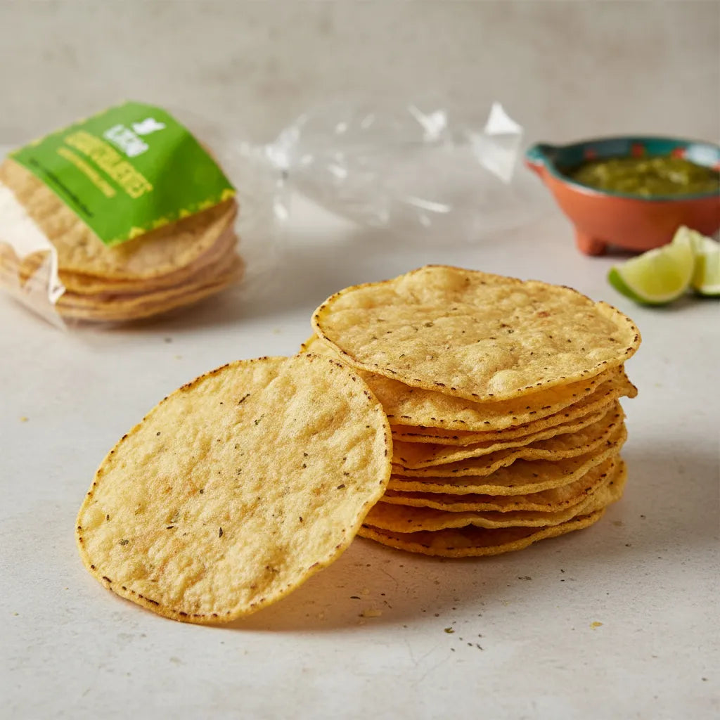 Tostadas De Maíz Crunchy Nixtamalizada Sin Gluten El Zocalo