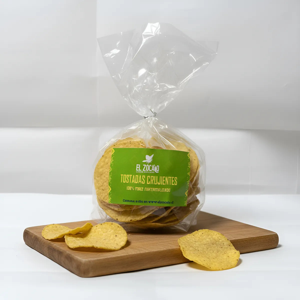 Tostadas De Maíz Crunchy Nixtamalizada Sin Gluten El Zocalo